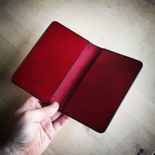Load image into Gallery viewer, Pocket Notebook | Leather Cover | Dark Red
